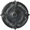 Ekena Millwork Attica Acanthus Leaf Ceiling Medallion (Fits Canopies up to 3 1/4"), 30 1/8"OD x 1 1/2"P, Pewter CM30ATPES - alternate 1